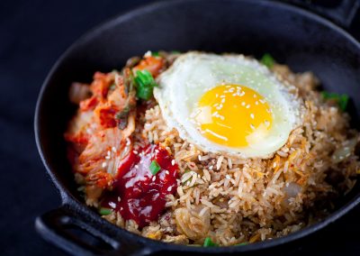 Korean Kimchi Beef Fried Rice